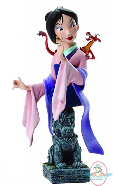 Grand Jester Disney Mulan & Mushu Mini Bust by Enesco