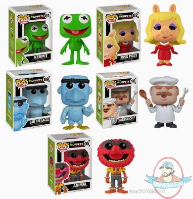 POP! Muppets 2 Most Wanted: Set of 5 Vinyl Figures by Funko
