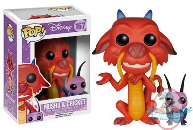 Pop! Disney Mulan: Mushu & Cricket Vinyl Figure Funko