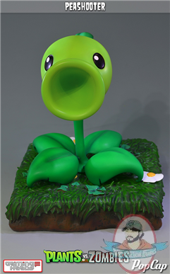 Plants vs Zombies 9 inch Peashooter Statue Gaming Heads
