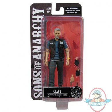 Sons of Anarchy Clay Morrow 6 inch Action Figure Mezco