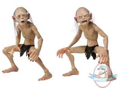 1/4 Scale Set of Gollum & Smeagol LE 7500 LOTR The Hobbit by Neca