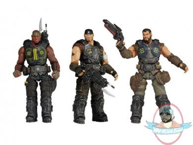 Gears of War Series 2 Set of 3 3-3/4 Inch Action Figure by Neca