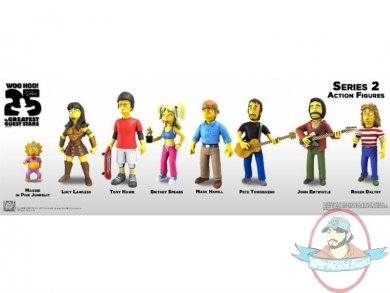 The Simpsons 25th Anniversary 5" Celebrity Guest Stars Set of 8 Neca