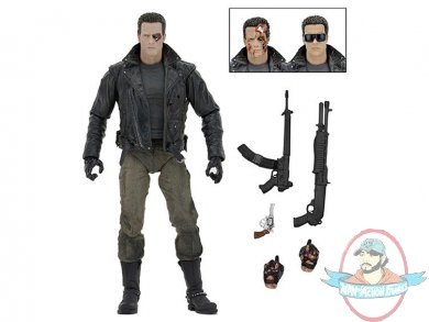 Terminator 7 inch Figure Ultimate Police Station Assault T-800  Neca