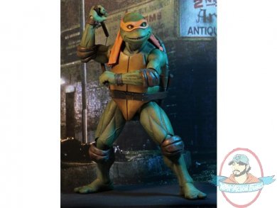 1/4 Teenage Mutant Ninja Turtles 1990 Movie Michelangelo Figure Neca