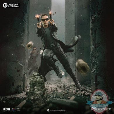 1:10 The Matrix Neo Battle Diorama Statue Iron Studios 914825