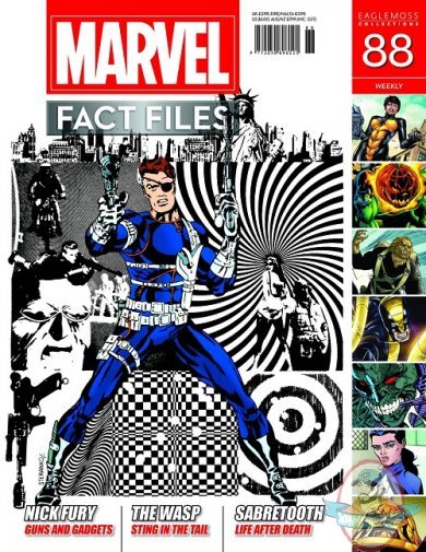 Marvel Fact Files #88 Nick Fury Cover Eaglemoss