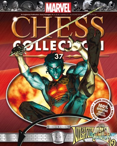 Marvel Chess Figurine Magazine #37 Nightcrawler White Pawn Eaglemoss