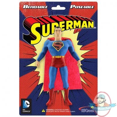 DC Comics Superman 5 1/2-Inch Bendable Figure by Nj Croce
