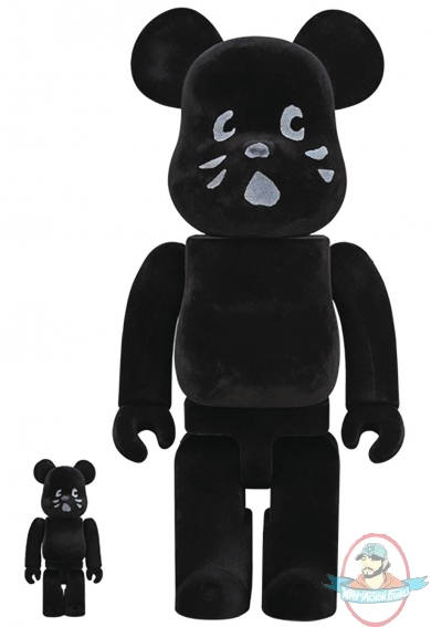 NYA Flocky Bearbrick 400% & 100% 2 Pack Medicom