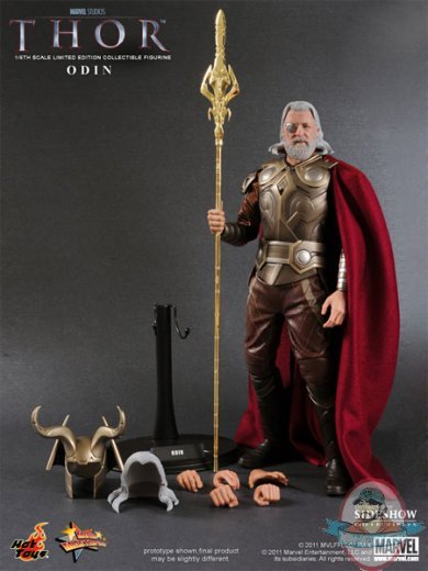 1/6 Scale Movie Masterpiece Odin Anthony Hopkins Figure by Hot Toys