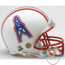 Houston Oilers 1981 to 1996 Riddell Mini Replica Throwback Helmet