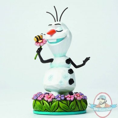 Disney Traditions Frozen Olaf with Flowers Figure By Enesco