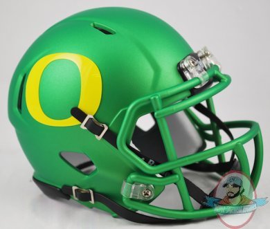 Oregon Ducks NCAA Mini SPEED Helmet by Riddell  APPLE GREEN