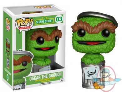 Pop Television Sesame Street Oscar The Grouch Vinyl Figure by Funko