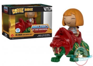 Dorbz Ridez Masters of The Universe He-Man with Battle Cat Funko
