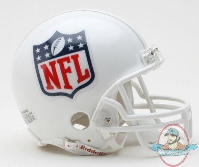 NFL Shield Logo NFL Mini Football Helmet by Riddell