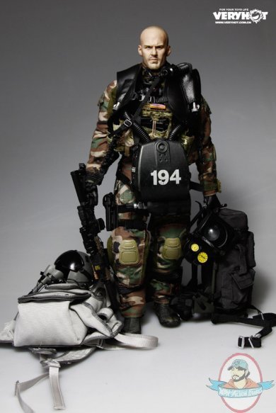 1/6 Navy Seal HALO UDT Jumper Camo Dry Suit Version VH-1040F Very Hot