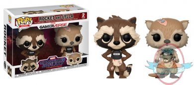 POP! Marvel Games GOTG TT Rocket & Lila 2 Pack Funko