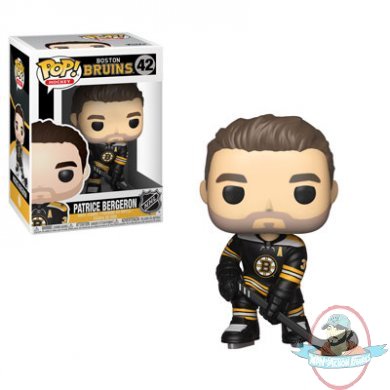 Pop! NHL Hockey Bruins Patrice Bergeron #42 Vinyl Figure by Funko