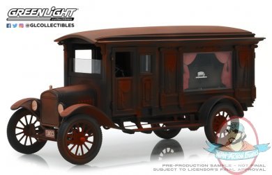 1:18 1921 Ford Model T Ornate Carved Hearse Greenlight