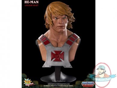 Masters of the Universe He-Man 1:1 Scale Bust by Pop Culture Shock
