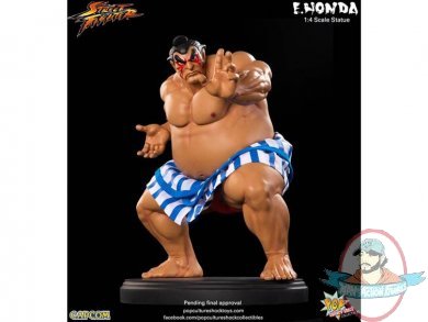 Street Fighter 1/4 Scale E. Honda Statue by PopCultureShock