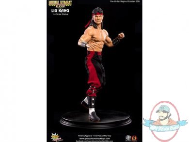 Mortal Kombat 1/4 Scale Liu Kang Statue Pop Culture Shock