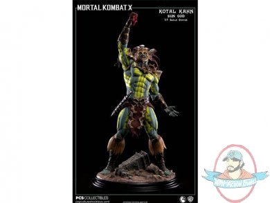  1/4 Scale Mortal Kombat X Kotal Khan Sun God Statue  PopCultureShock