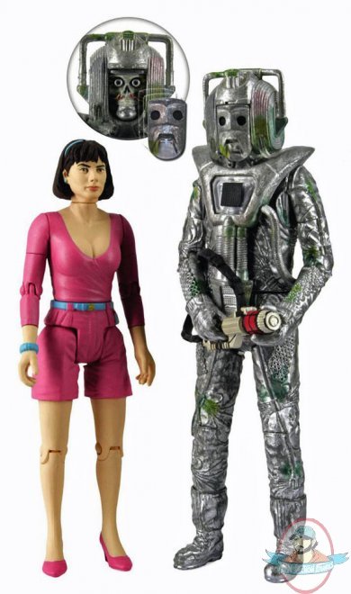 Doctor Who Peri & Rogue Cyberman from ‘Attack of the Cybermen’ 
