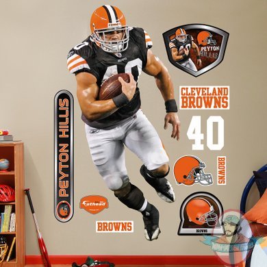 Fathead Fat Head Peyton Hillis Cleveland Browns NFL