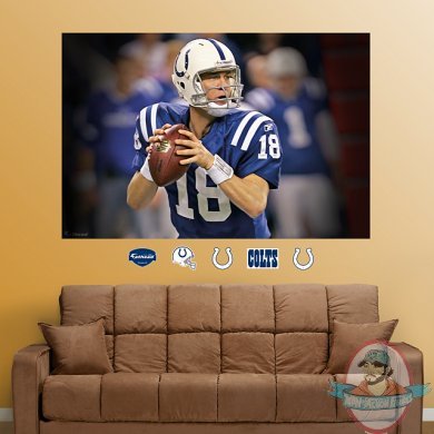 Peyton Manning In Your Face Mural Indianapolis Colts NFL