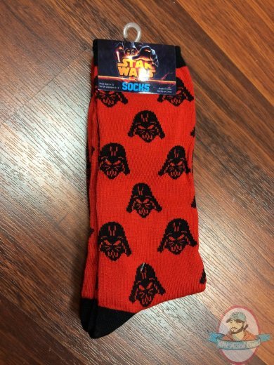 Star Wars Mens Crew 2 Pack Socks Darth Vader Stormtrooper SWX0289MC2 