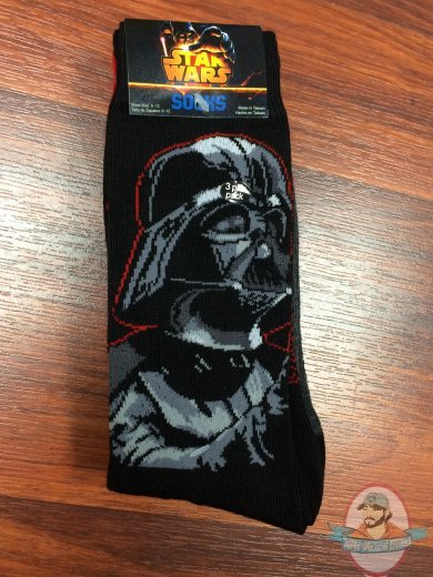 Star Wars 2 Mens 3 Pack Socks Darth Vader and Stormtrooper SWX0087MC3B