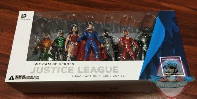 We Can Be Heroes Justice League 7-Pack by Dc Direct Superman Batman 