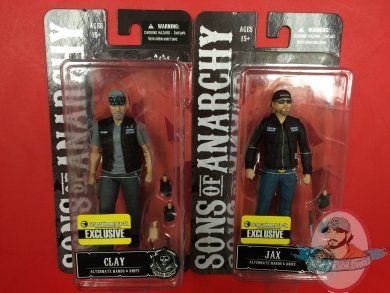 Sons of Anarchy Exclusive Set of 2 Clay Morrow & Jax Teller by Mezco