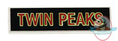 Twin Peaks Nameplate Enamel Lapel Pin