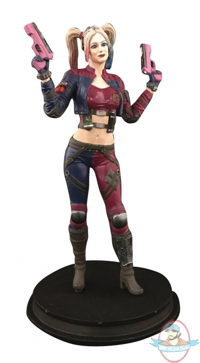 DC Injustice Harley Quinn Pink Costume PX Statue Icon Heroes