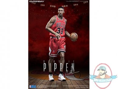 1/6 Real Masterpiece NBA Chicago Bulls Scottie Pippen Figure Enterbay