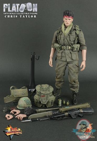 1/6th Scale Chris Taylor (Charlie Sheen) Platoon Movie Masterpiece 