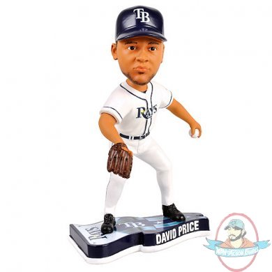 Tampa Bay Rays David Price Pennant Base Bobblehead Forever Collectible