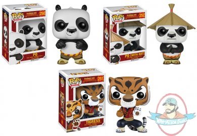 Pop! Movies Kung Fu Panda Set of 3 Vinyl Figure Funko