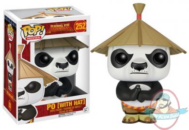 Pop! Movies Kung Fu Panda Po with Hat Vinyl Figure Funko
