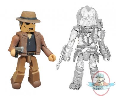 Predator Series 4 Cloaked Eleder / Detective Lambert 2 Pack Minimates 