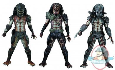  Predators 7-Inch Figure Series 5 Set of 3 by Neca