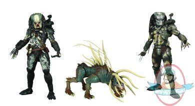 Predators 7-Inch Action Figure Series 3 set of 3 Neca
