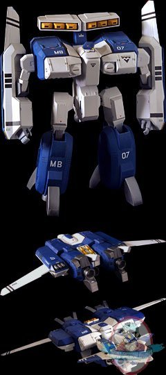 Robotech Masterpiece Beta Fighter Volume 1 Blue + Card Toynami