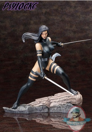 Marvel Comics Psylocke X-Force Fine Art Statue by Kotobukiya