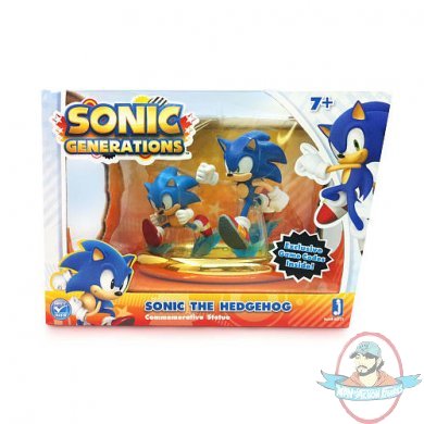 Sonic Generations Sonic The Hedgehog Commemorative Statue by Jazwares